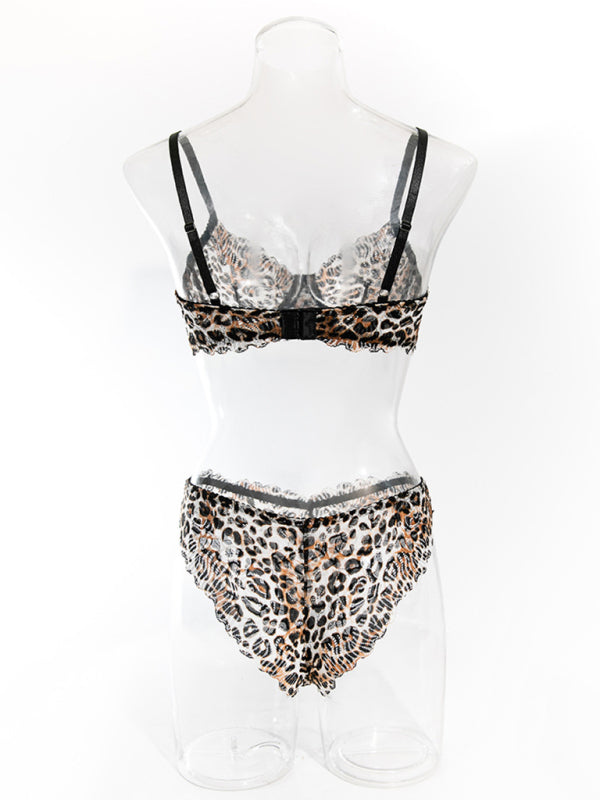 Wild Instinct – Thin Leopard Print Seduction Set