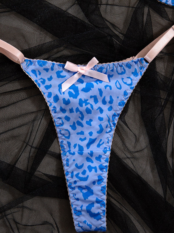 Panther’s Kiss – Lace & Leopard Underwire Duo