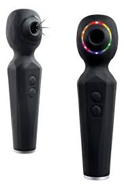 Evolved RainbowSucker SuctWandVibe Blk