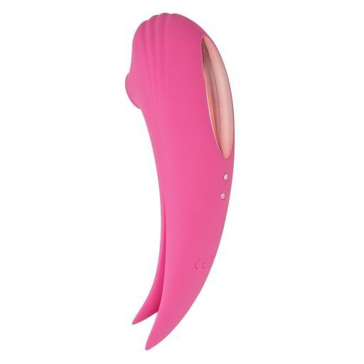 Mystique vibrating suction vibe pink
