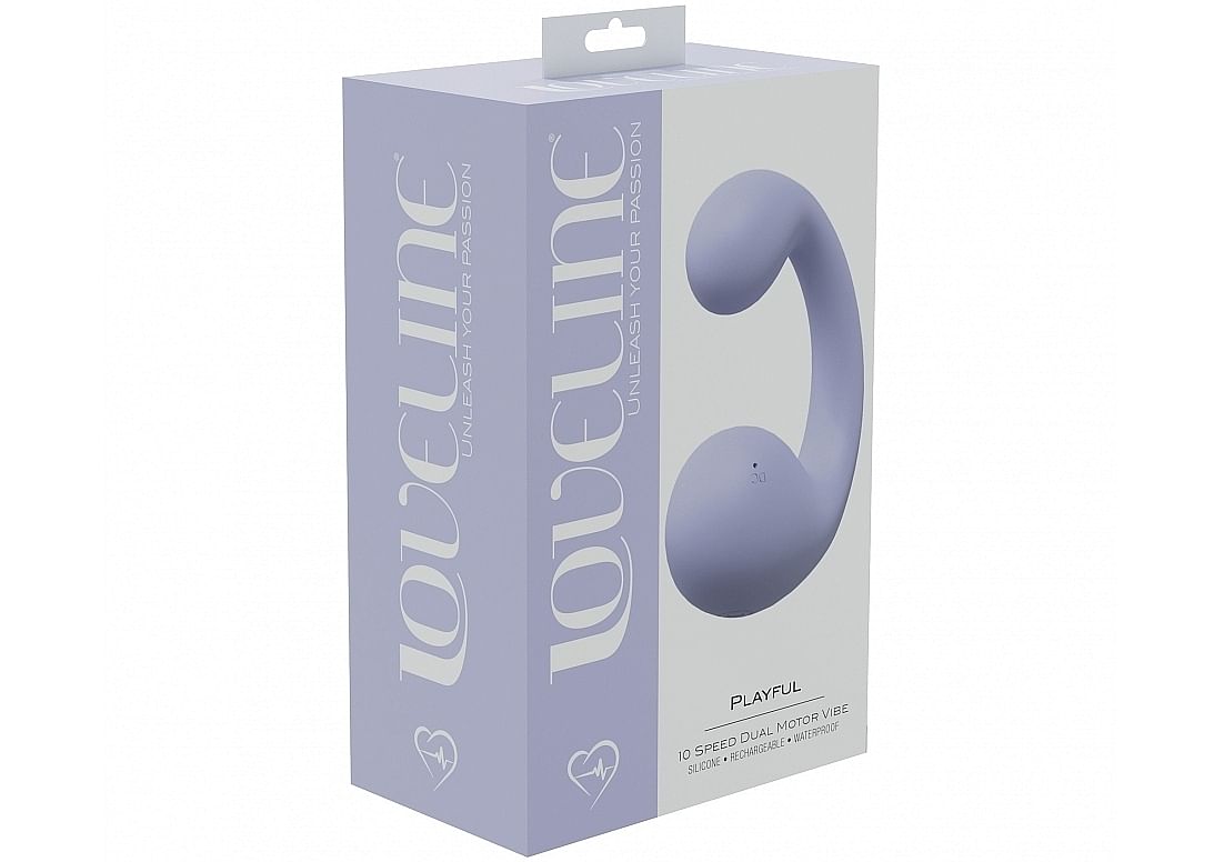 Loveline playful dual motor vibe lavender