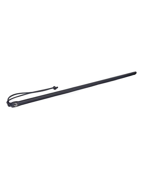 24 leather wrapped cane black "