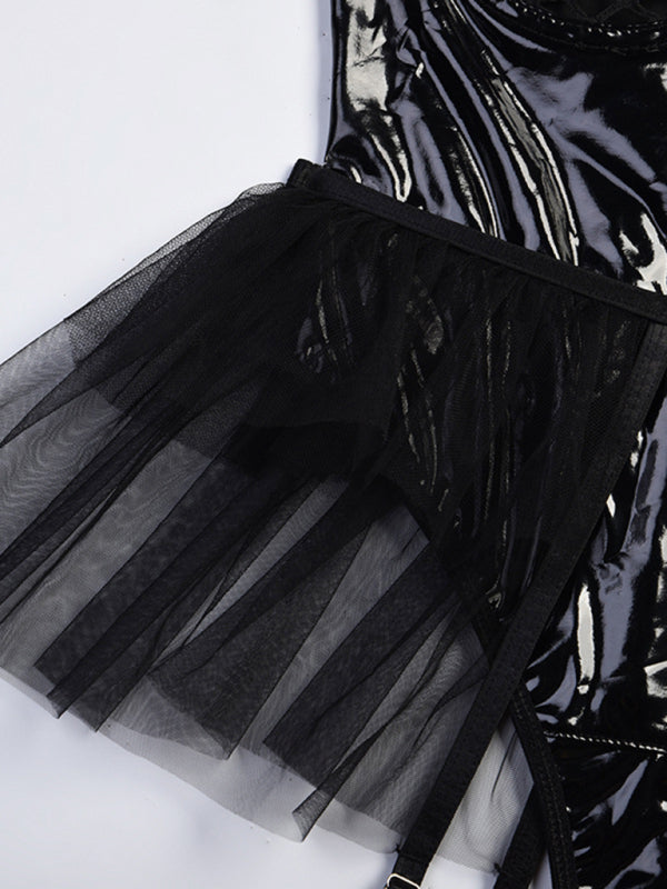 Dungeon Doll – PU Leather Kink Fantasy