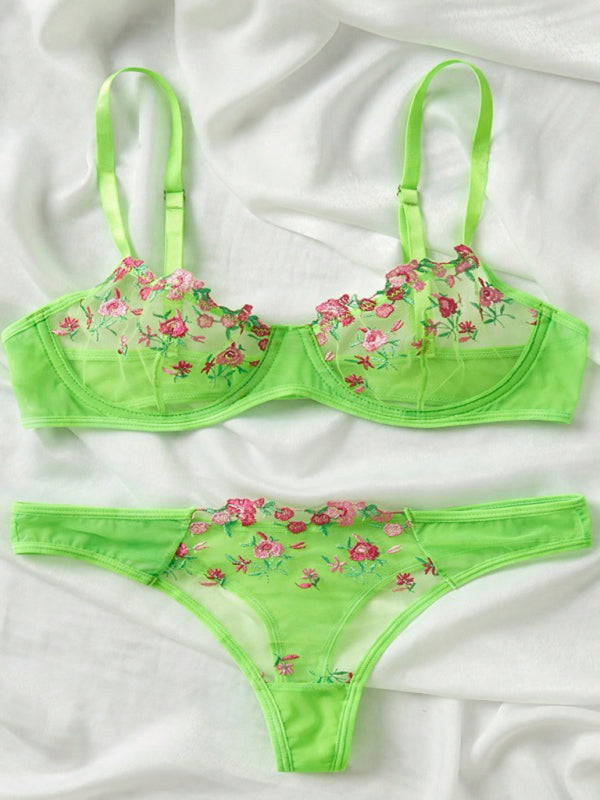 Petals & Pleasure – Sheer Floral Fantasy