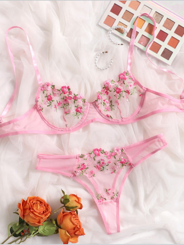 Petals & Pleasure – Sheer Floral Fantasy