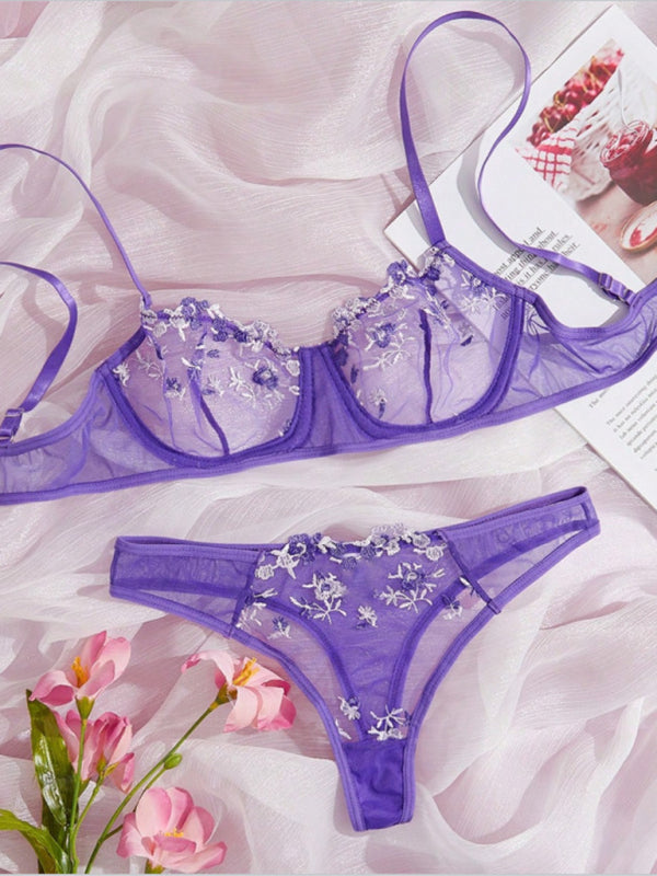 Petals & Pleasure – Sheer Floral Fantasy