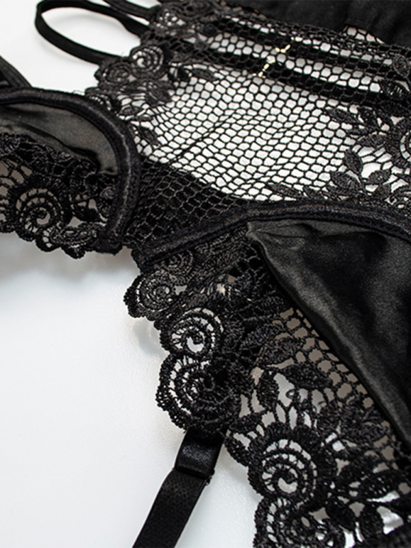 Playtime Bunny – Erotic Lace Jumpsuit Fantasy