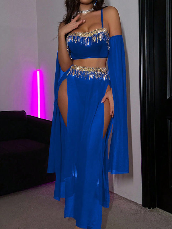 Stage Seduction – Sequin Lace Pole Dance Fantasy
