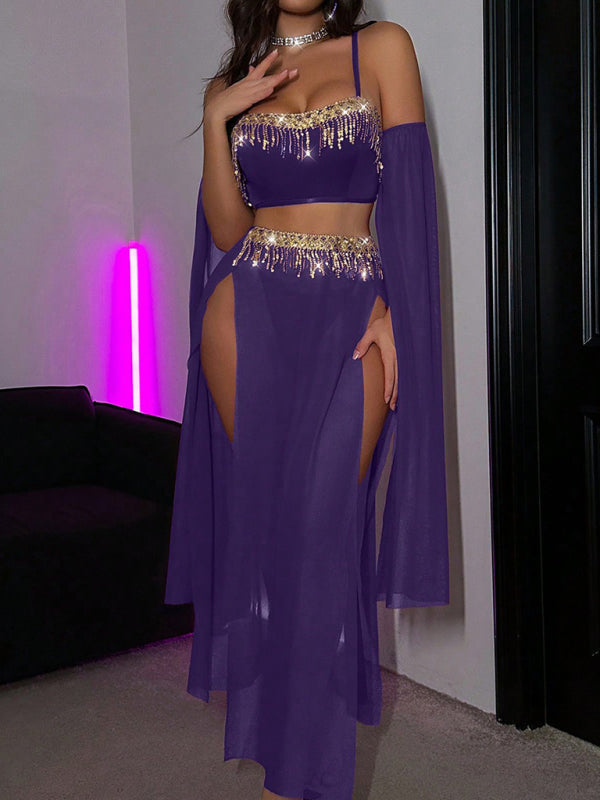 Stage Seduction – Sequin Lace Pole Dance Fantasy