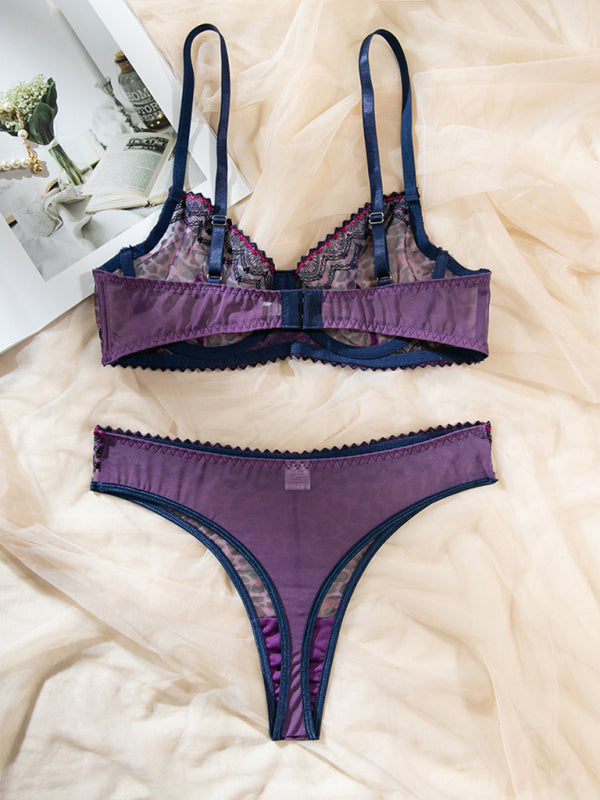 Feline Fantasy – Contrast Lace See-Through Set